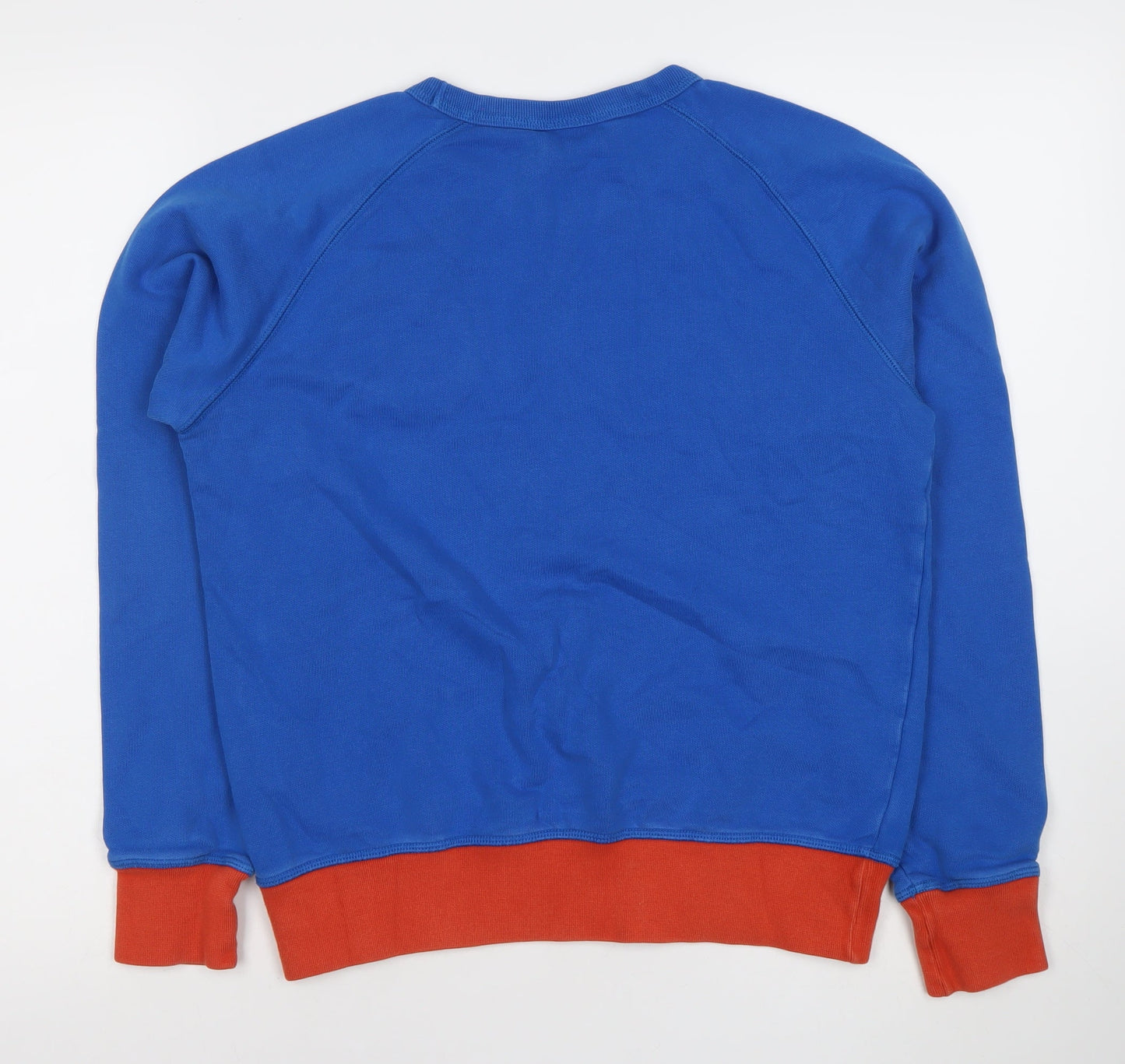 Champion Mens Small Blue Pullover Logo Sweatshirt Crew Neck