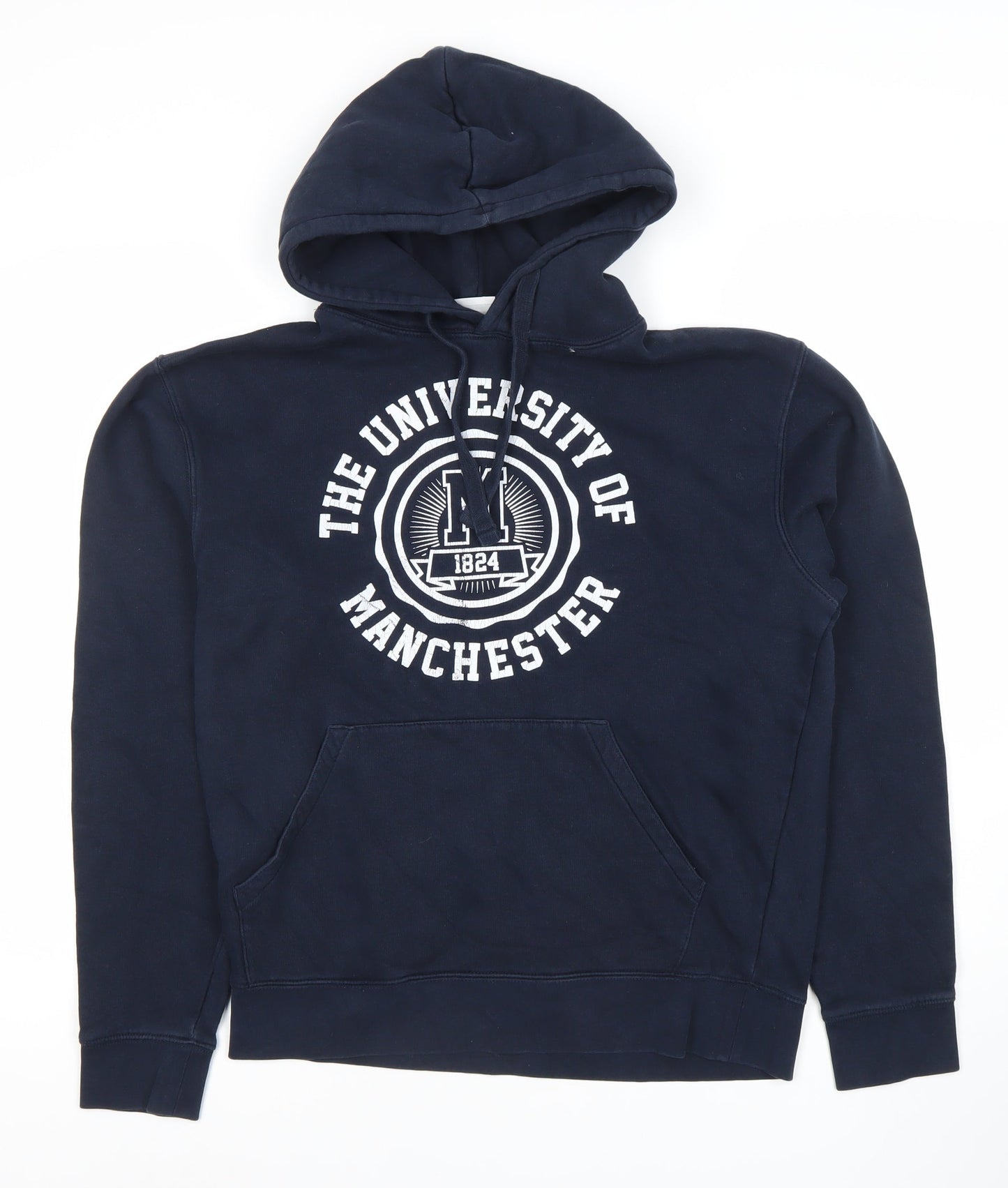 Russell Mens Blue Small Pullover Hoodie University of Manchester