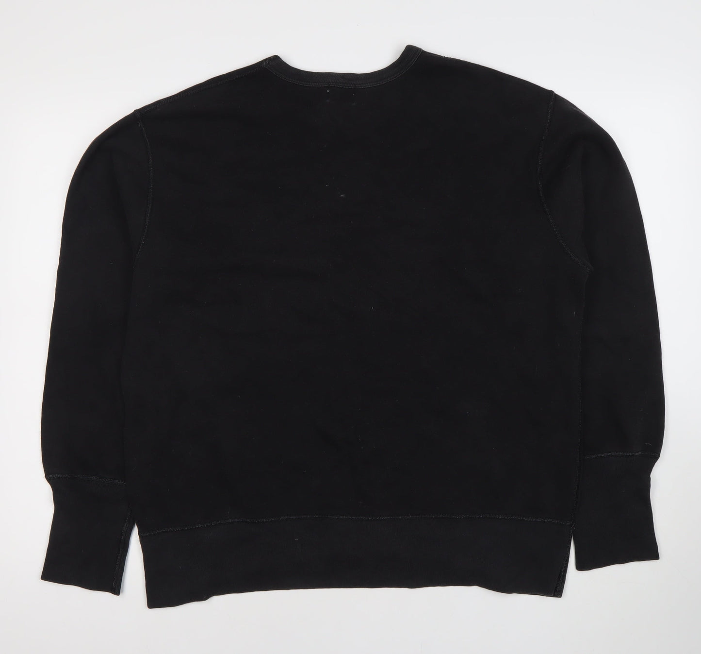 Calvin Klein Jeans Mens Black M Pullover Sweatshirt Logo Crew Neck
