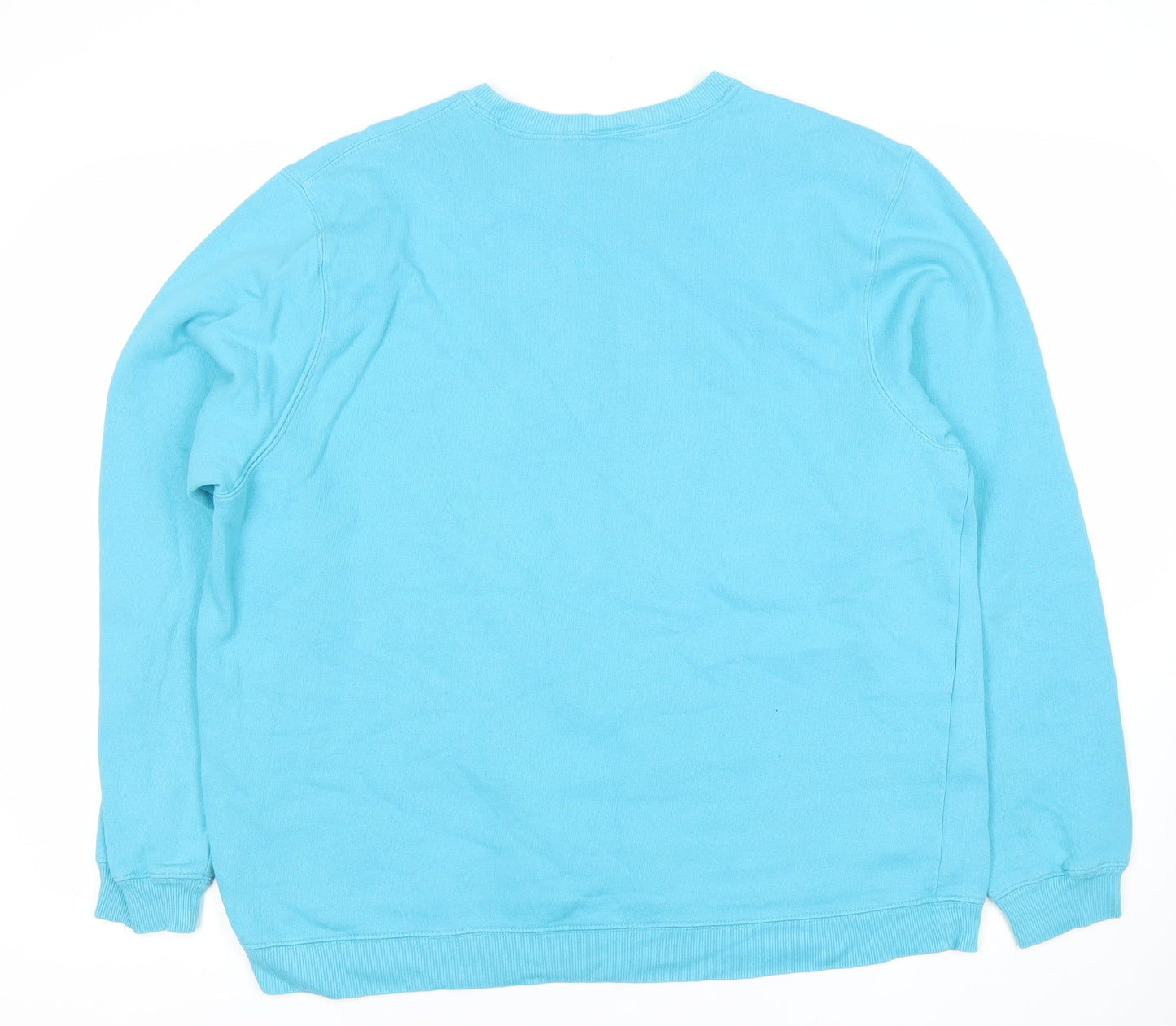 Disney Women Blue Minnie Mouse XXL Sweatshirt Crew Neck Pullover