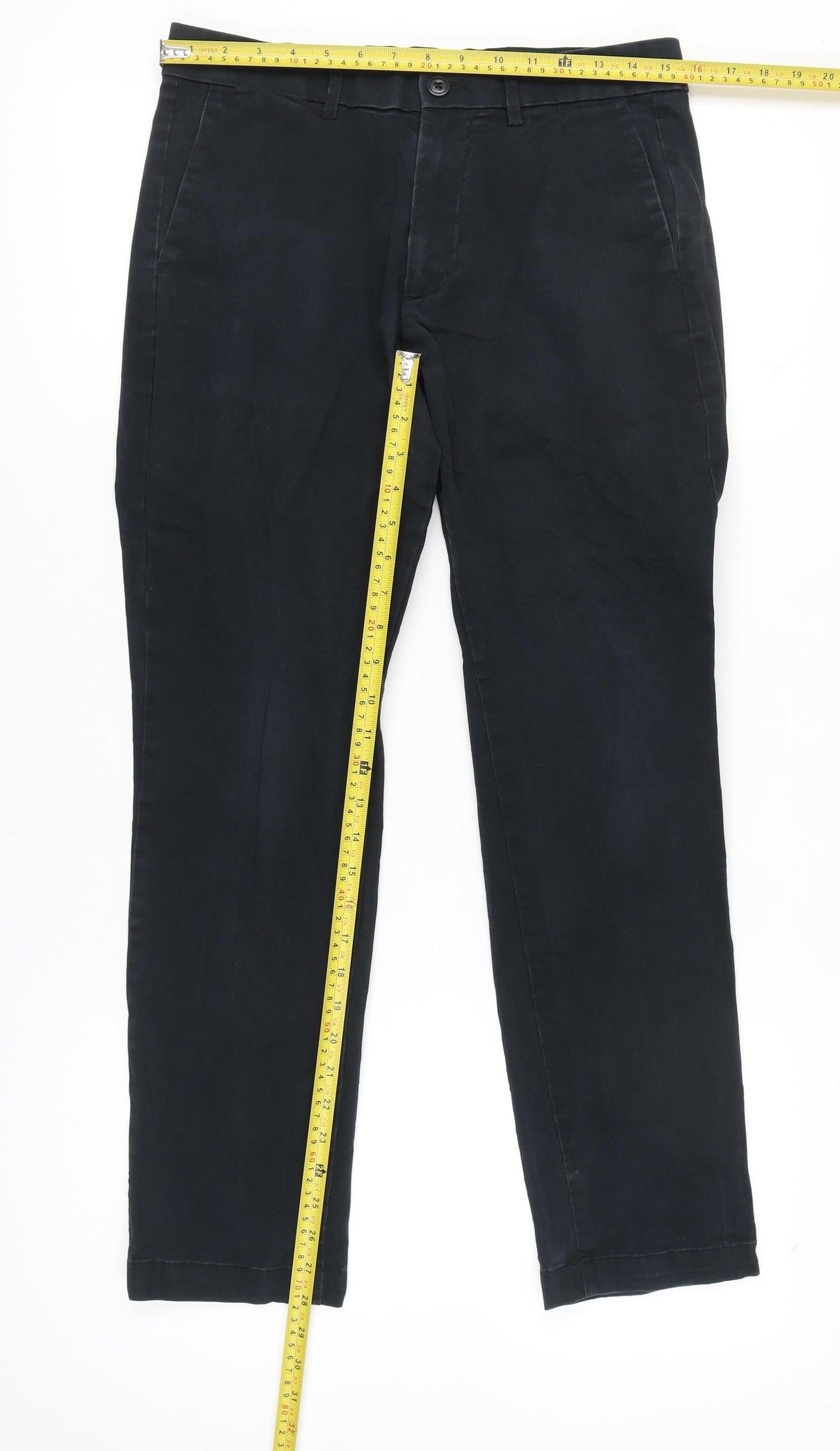 GAP Mens Black Chino Slim Fit Trousers Size 30W 30L