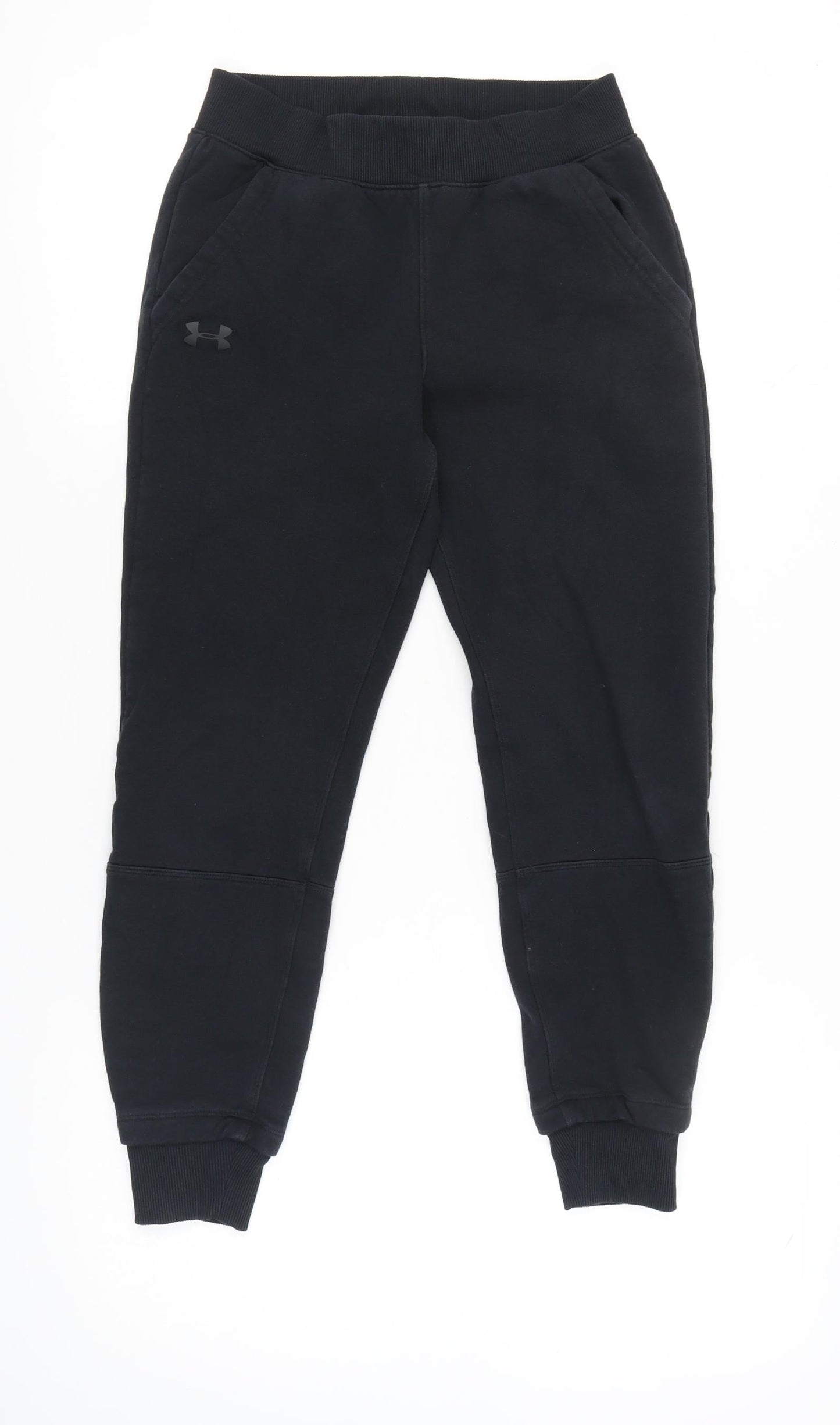 Under Armour Womens Black XS Jogger Sweatpants Tapered Fit