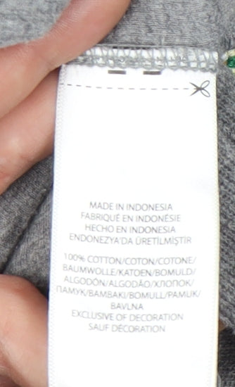 Polo Ralph Lauren Men’s Grey Cotton 1/4 Zip Sweatshirt L