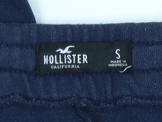 Hollister Women’s Blue Jogger Sweatpants S Casual Logo Trousers