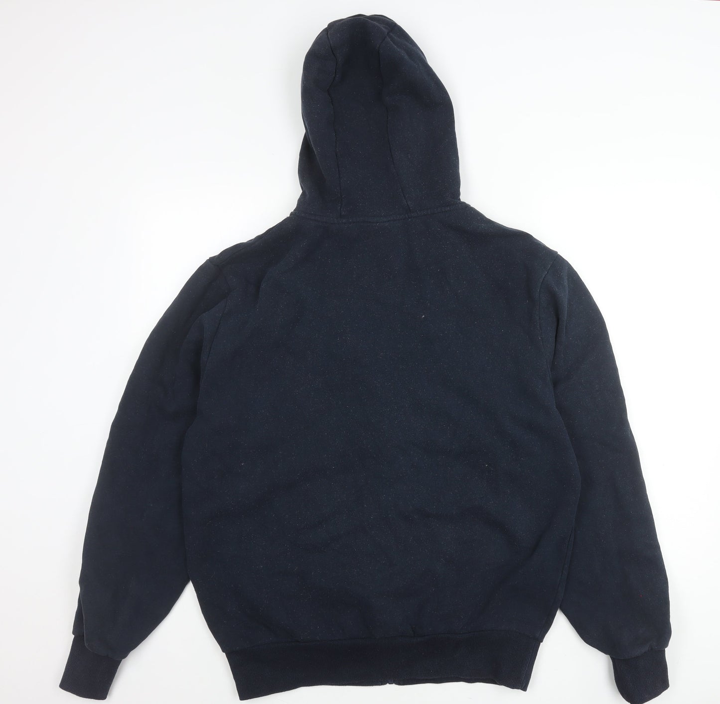 Ellesse Men’s Blue XL Full Zip Hoodie Jacket Cotton Blend
