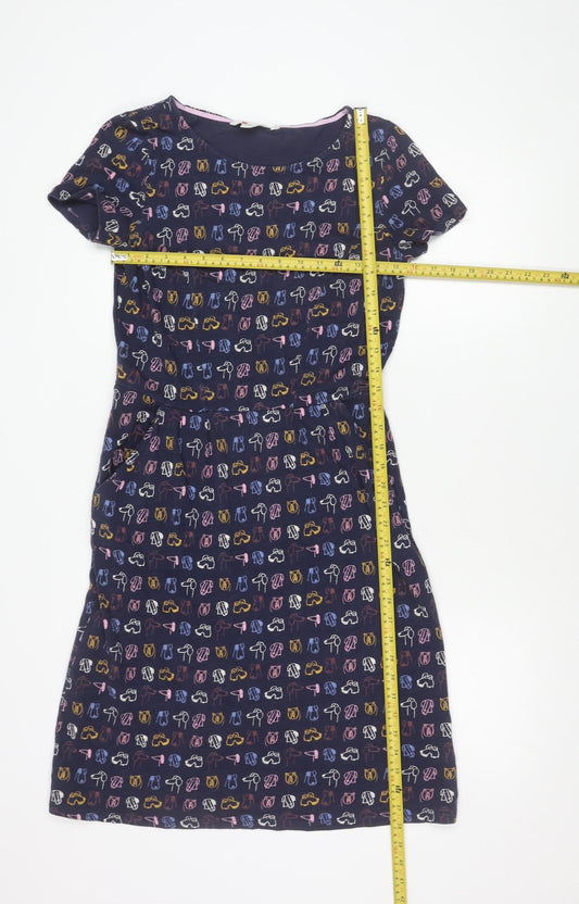 Boden Women’s Multicoloured Animal Print Shift Dress Size 10