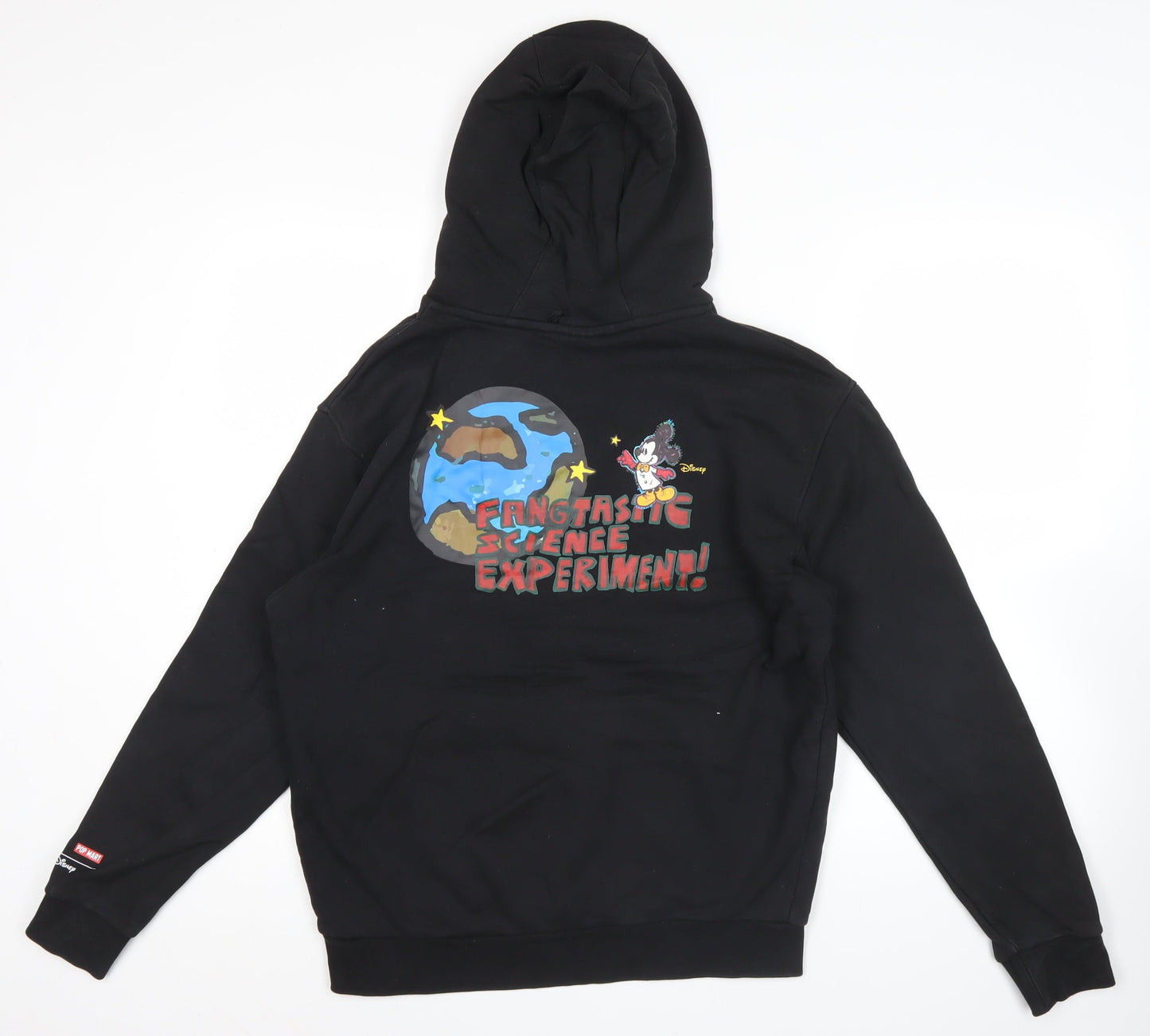 Adidas Disney Mens Black Hoodie M Mickey Mouse Graphic Pullover