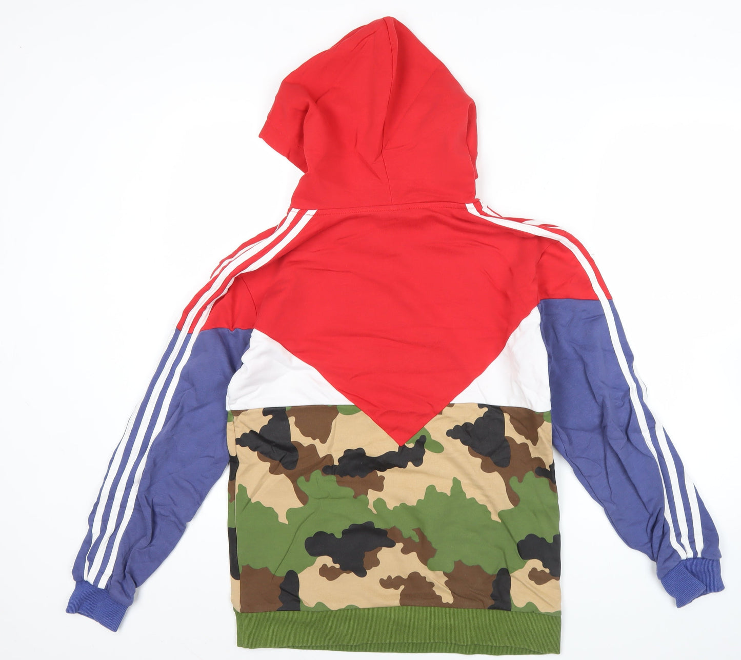 Adidas Mens Multicoloured Camouflage Pullover Hoodie L