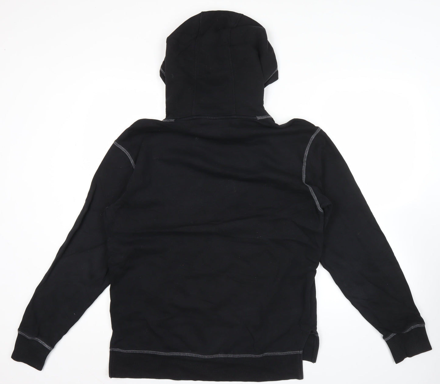 Dickies Mens Black Pullover Hoodie L Logo Hooded Sweatshirt