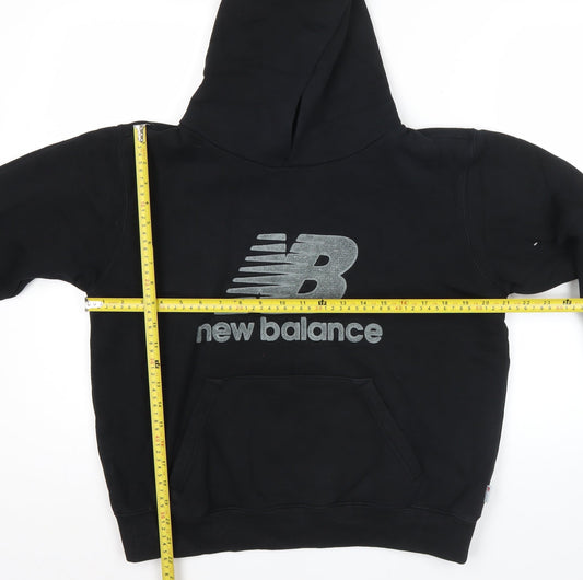 New Balance Men’s Black Pullover Hoodie XL Sports Logo Fleece