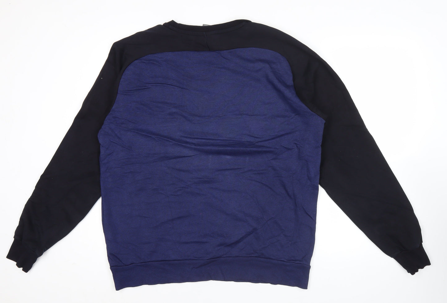 Puma Men’s Blue Sweatshirt L Pullover Crew Neck Sportswear