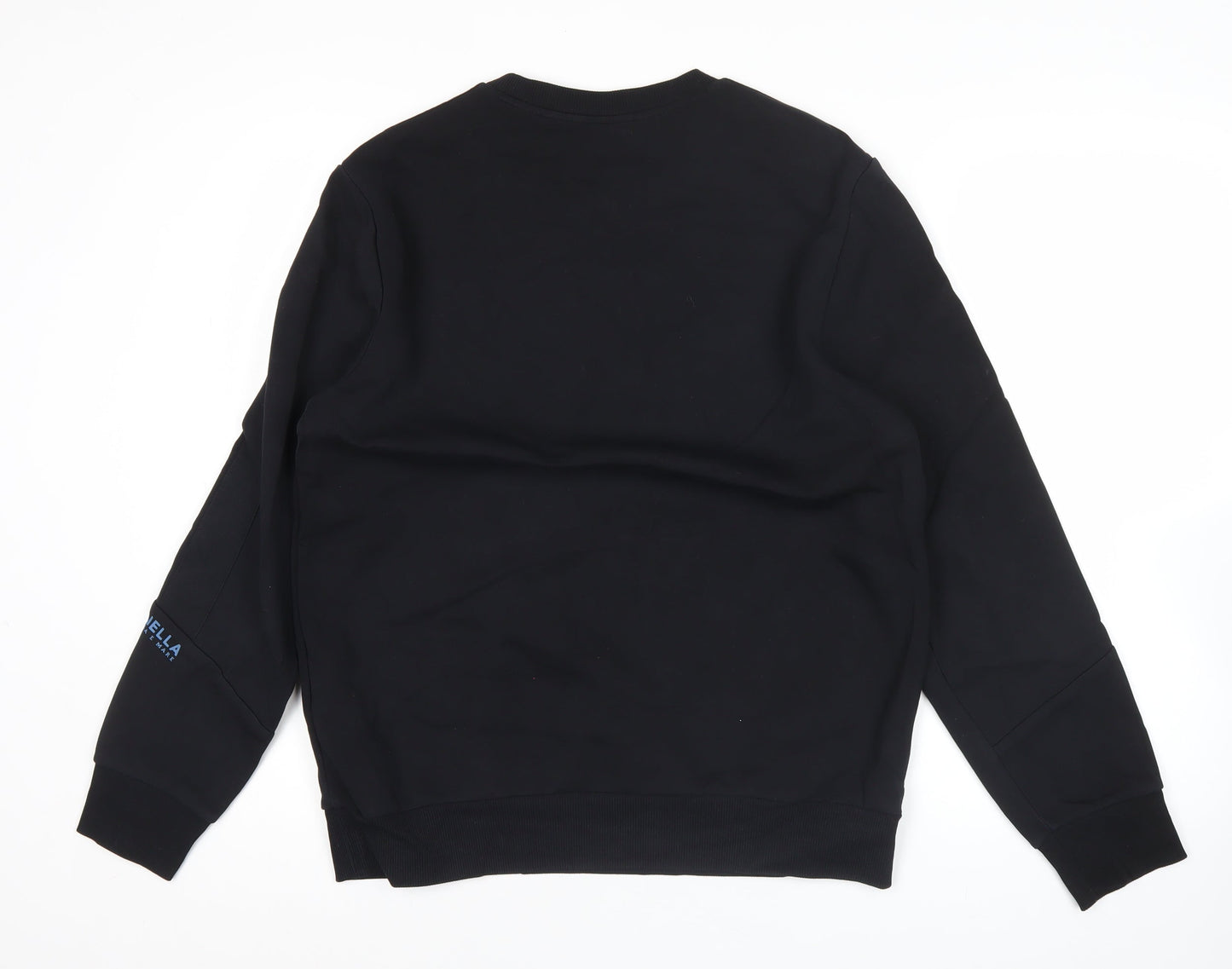 FILA Mens Black Sweatshirt L Regular Fit Crew Neck Pullover