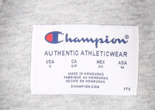 Champion Men’s Green Pullover Hoodie Small Logo Athletic Sweatshirt