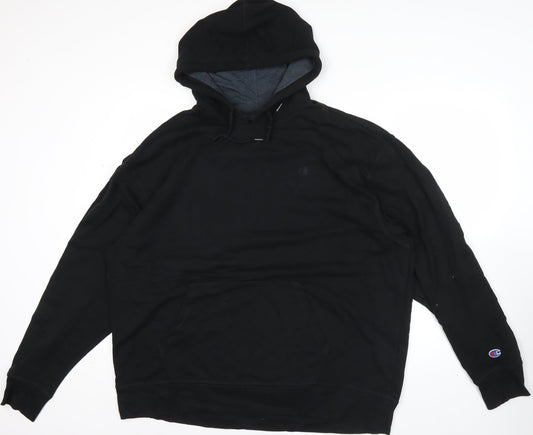 Champion Men’s Black 2XL Pullover Hoodie Regular Fit