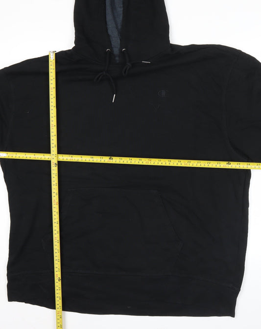 Champion Men’s Black 2XL Pullover Hoodie Regular Fit