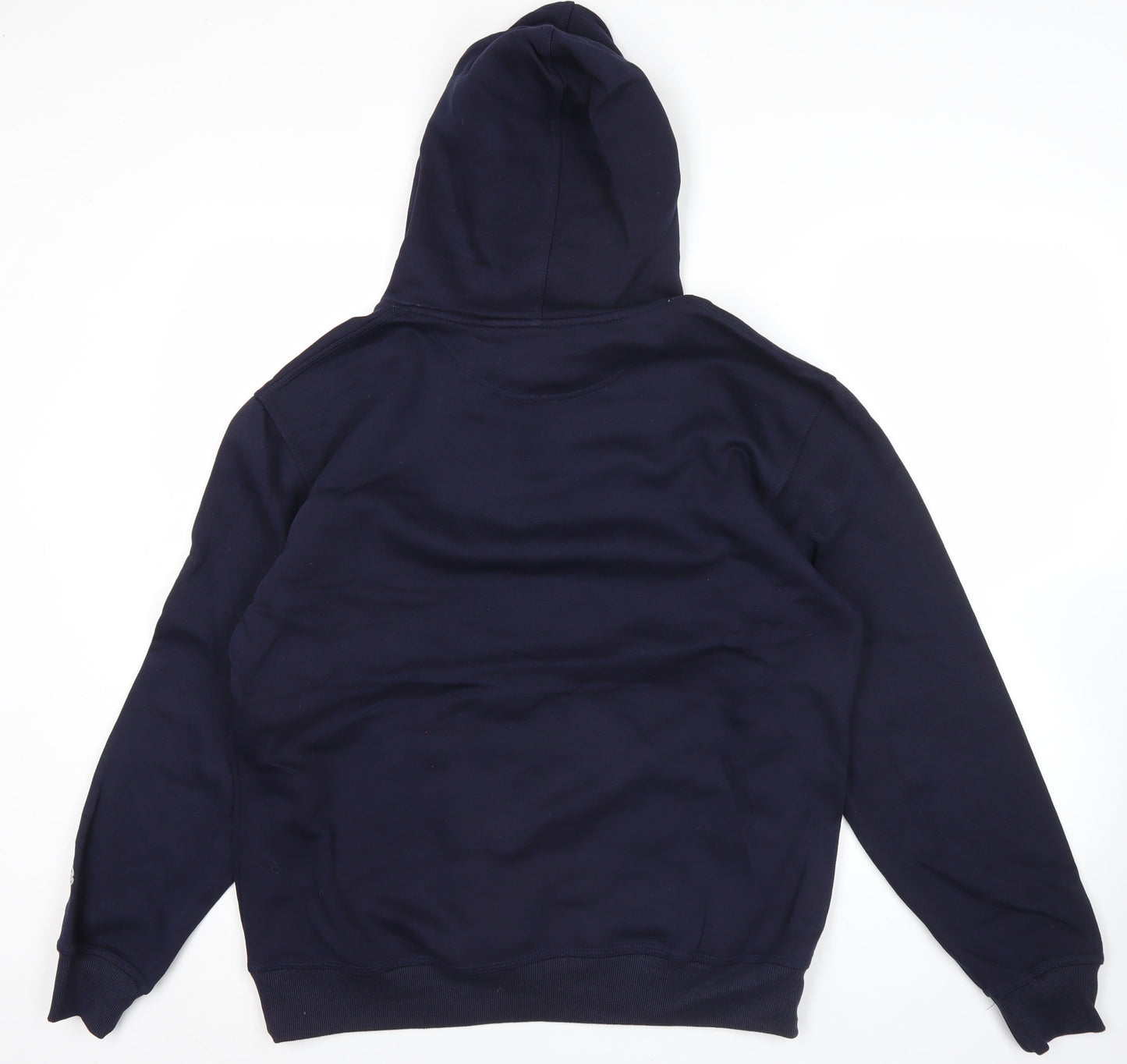 Champion Mens Blue Pullover Hoodie L Logo Graphic Sportswear