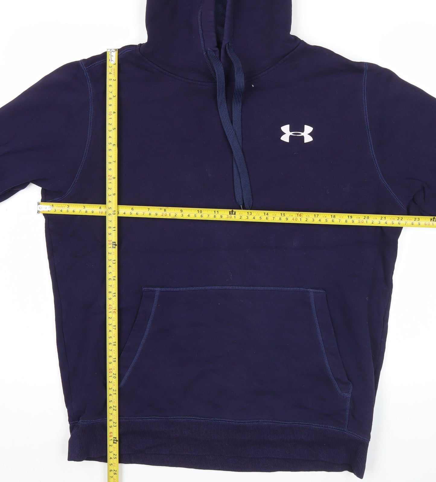 Under Armour Men’s Blue Pullover Hoodie M Logo Sportswear