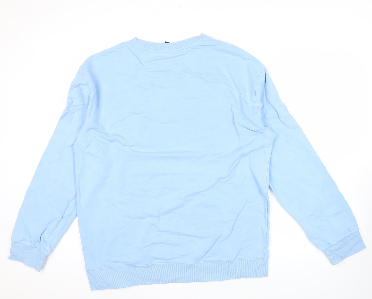 Nike Men's Blue 2XL Pullover Sweatshirt Logo Graphic Crew Neck