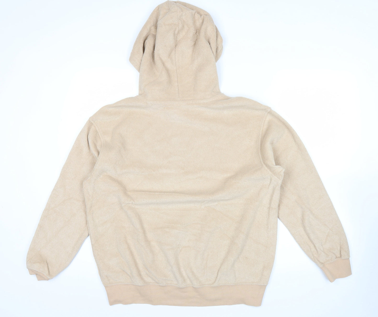 Nike Men’s Beige Pullover Hoodie Small Hooded Fleece Sweatshirt