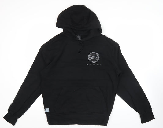 New Balance Men’s Black Pullover Basketball Hoodie Size S