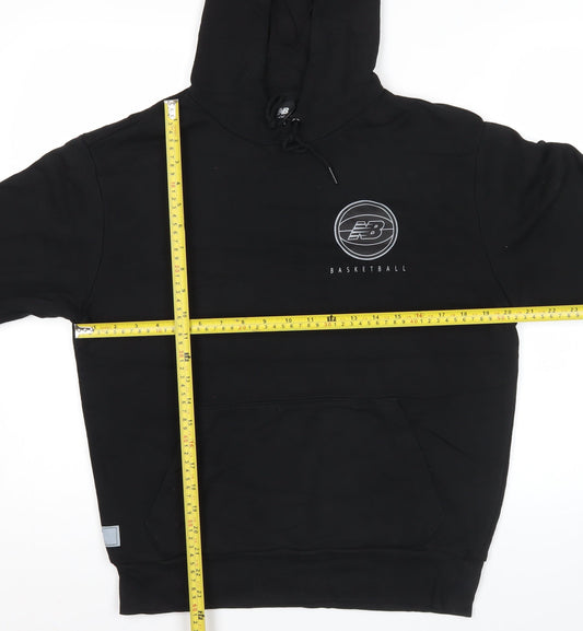 New Balance Men’s Black Pullover Basketball Hoodie Size S