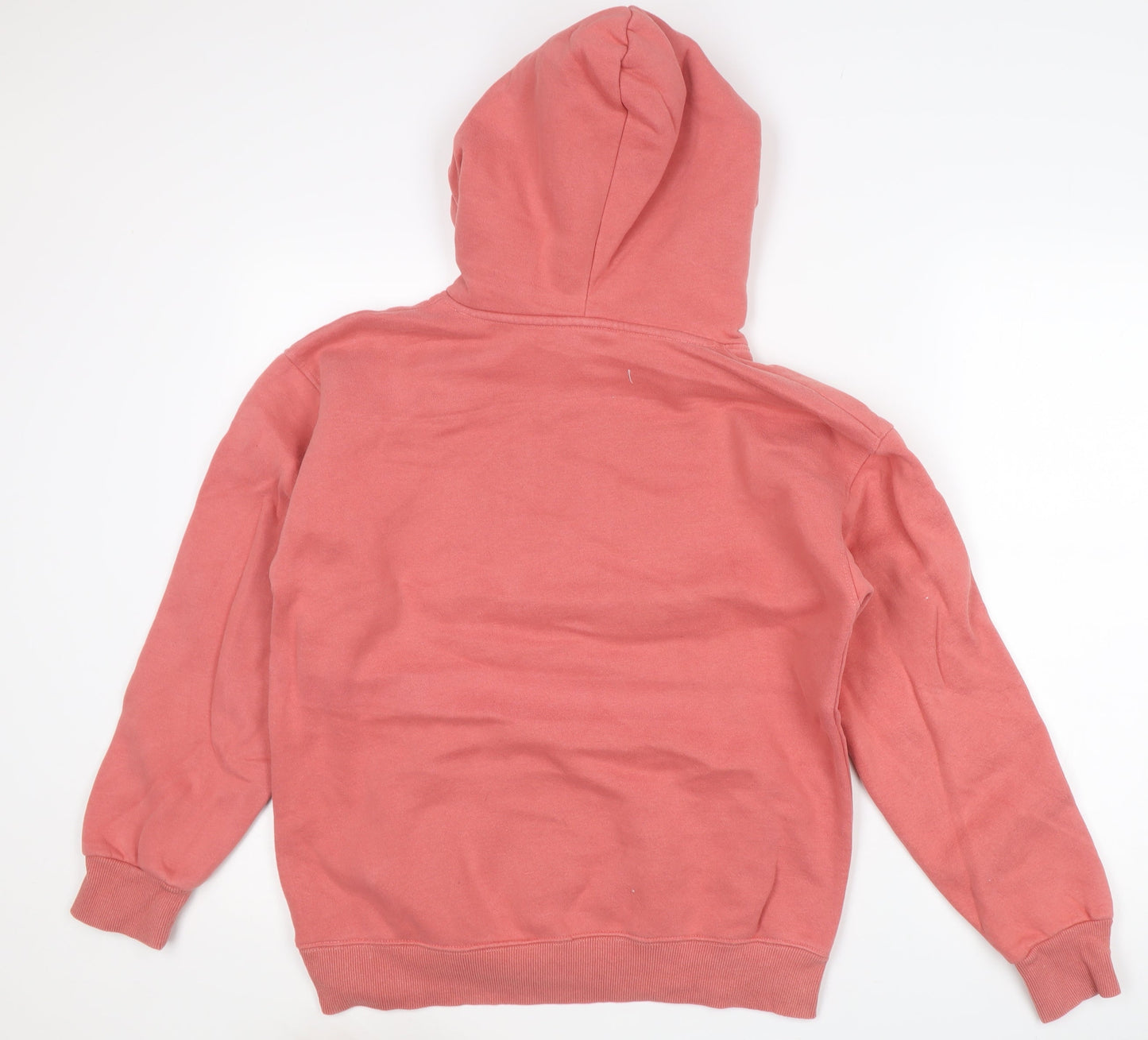 Champion Mens Pink Medium Pullover Hoodie Embroidered Logo Sportswear