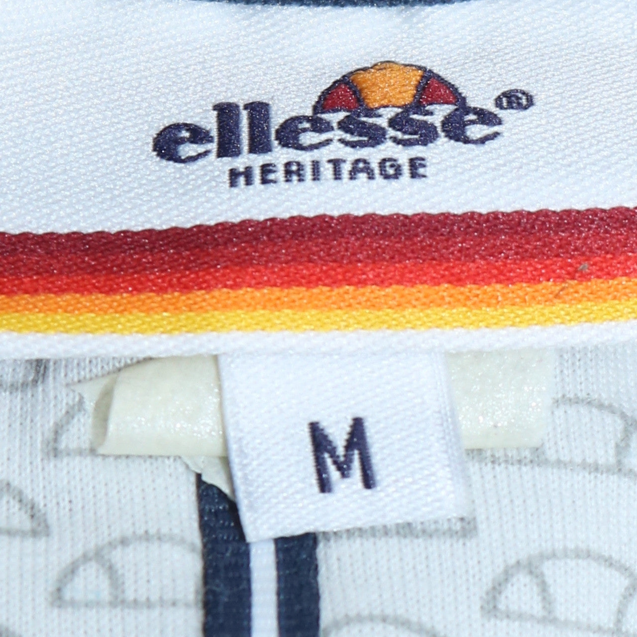 Ellesse Mens Green Sweatshirt Size M Crew Neck Pullover Logo Sportswear