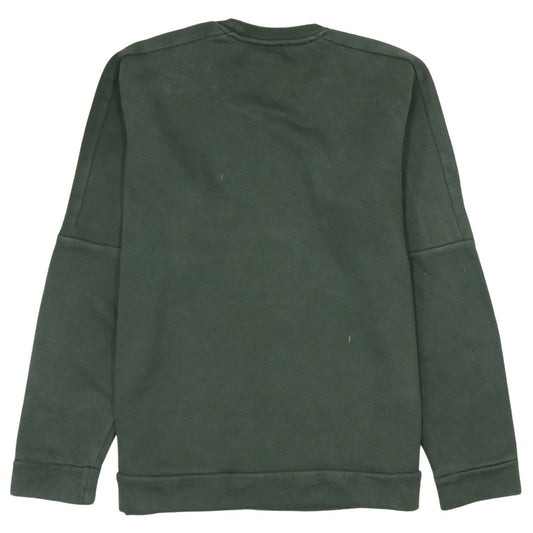 Adidas Men’s Green Small Pullover Sweatshirt Crew Neck Long Sleeve