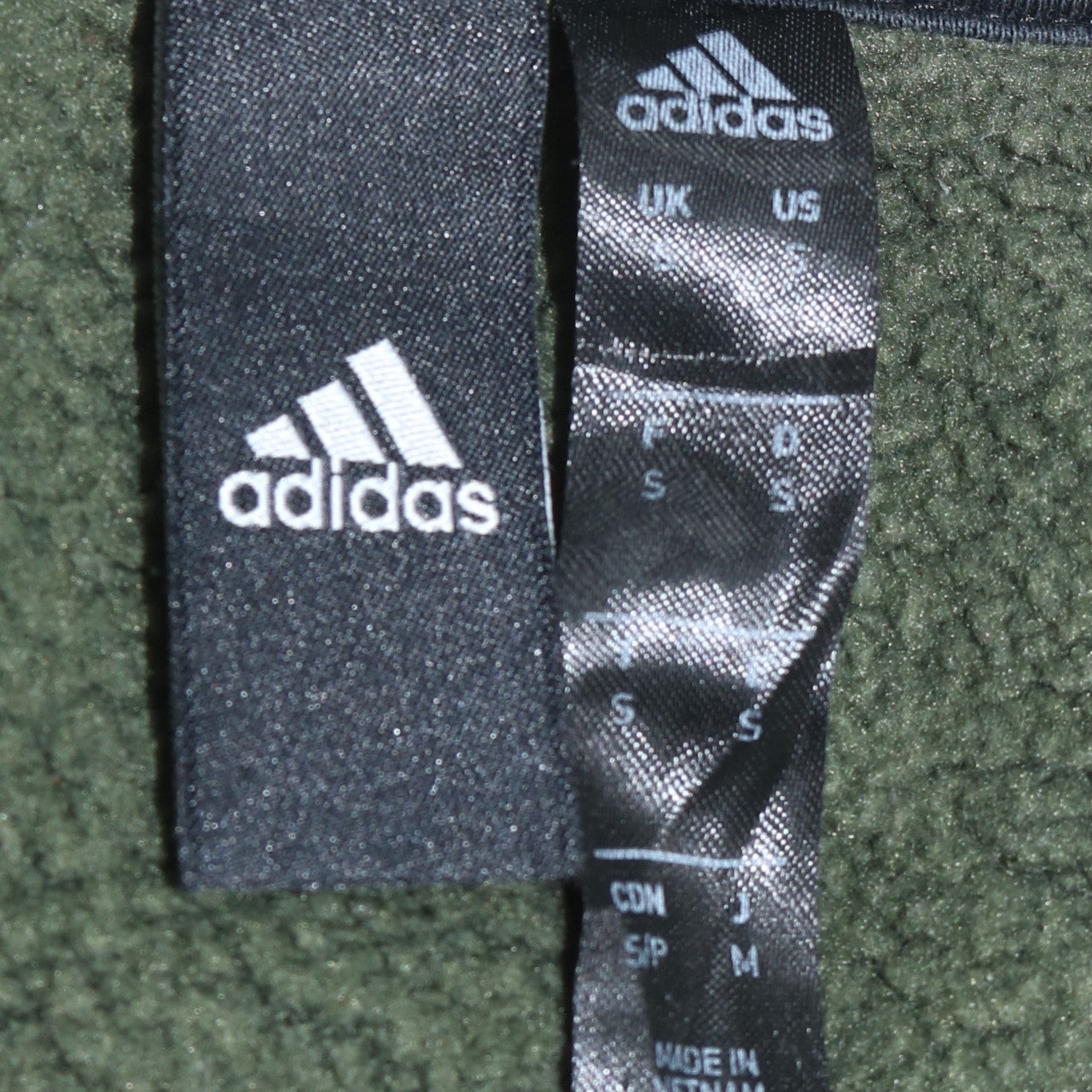 Adidas Men’s Green Small Pullover Sweatshirt Crew Neck Long Sleeve