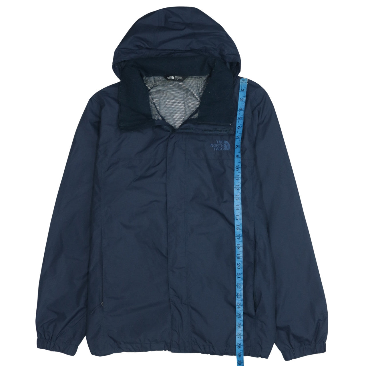 The North Face Men's Blue XL Hooded Waterproof Rain Jacket