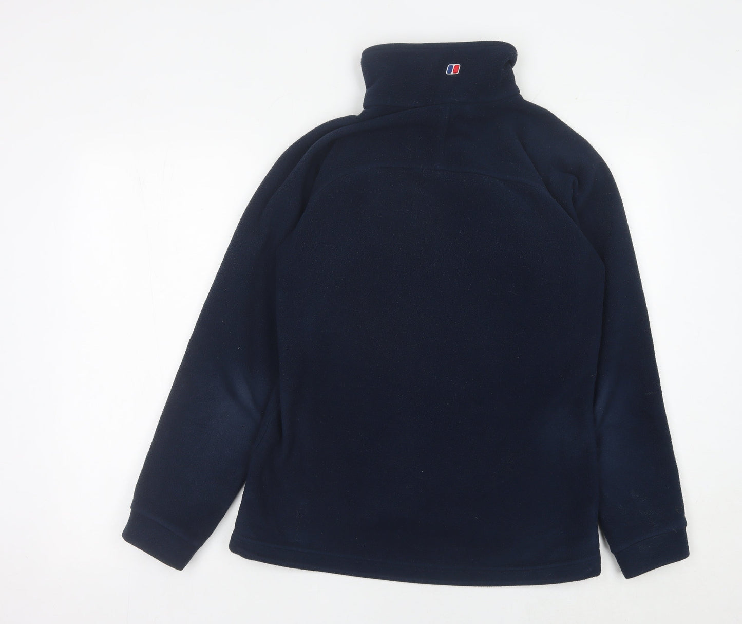 Berghaus Womens Blue Fleece Jacket Size 10 Full Zip Outdoor Hiking