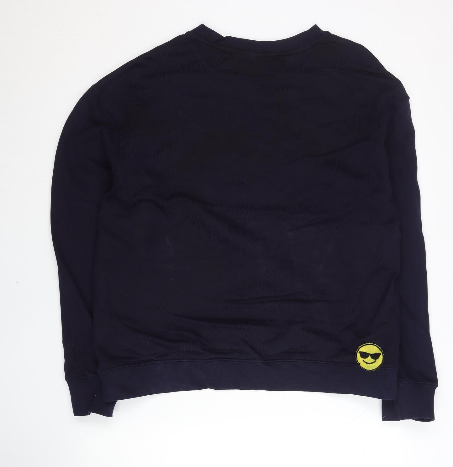 Nike Mens XL Blue Crew Neck Pullover Sweatshirt Embroidered Logo