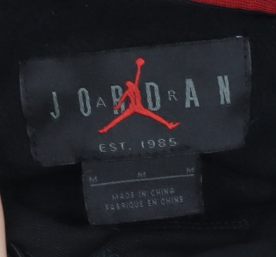 Jordan Men’s Black Pullover Hoodie M Graphic Nike Air Ready For Takeoff