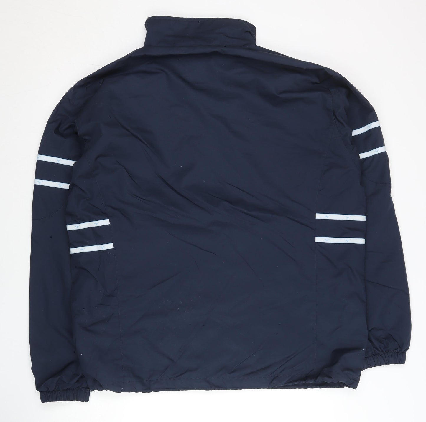 Mizuno Men’s Blue M Track Jacket Lightweight Full Zip Sportswear M