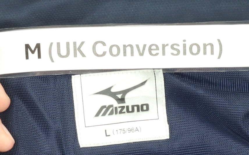 Mizuno Men’s Blue M Track Jacket Lightweight Full Zip Sportswear M