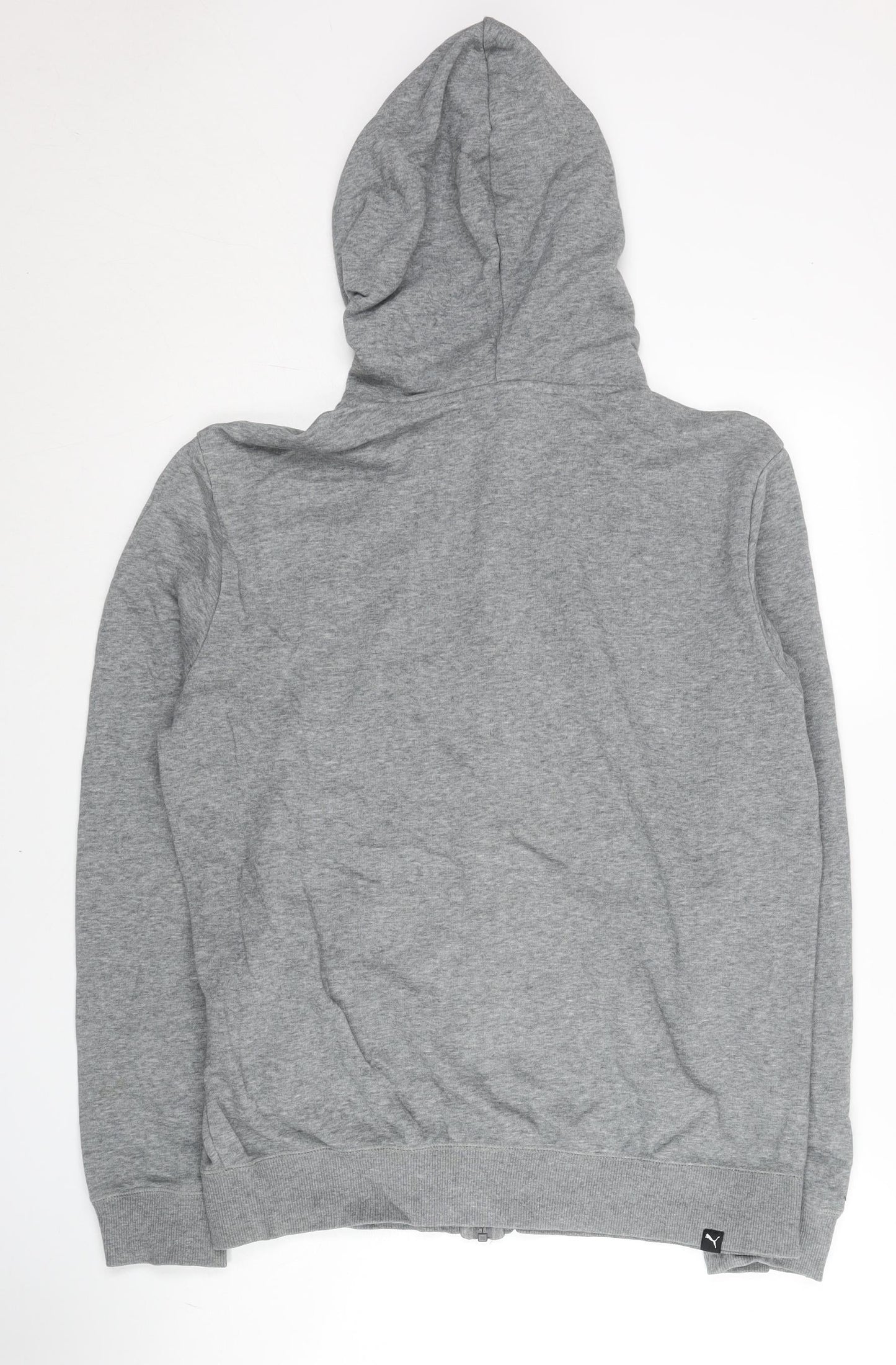 Puma Mens Grey Full Zip Hoodie L Regular Fit Sportswear