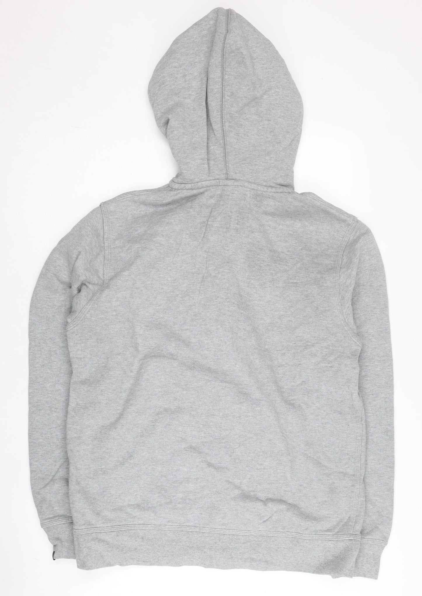 Nike Mens Grey Full Zip Hoodie L Sportswear Cotton Blend