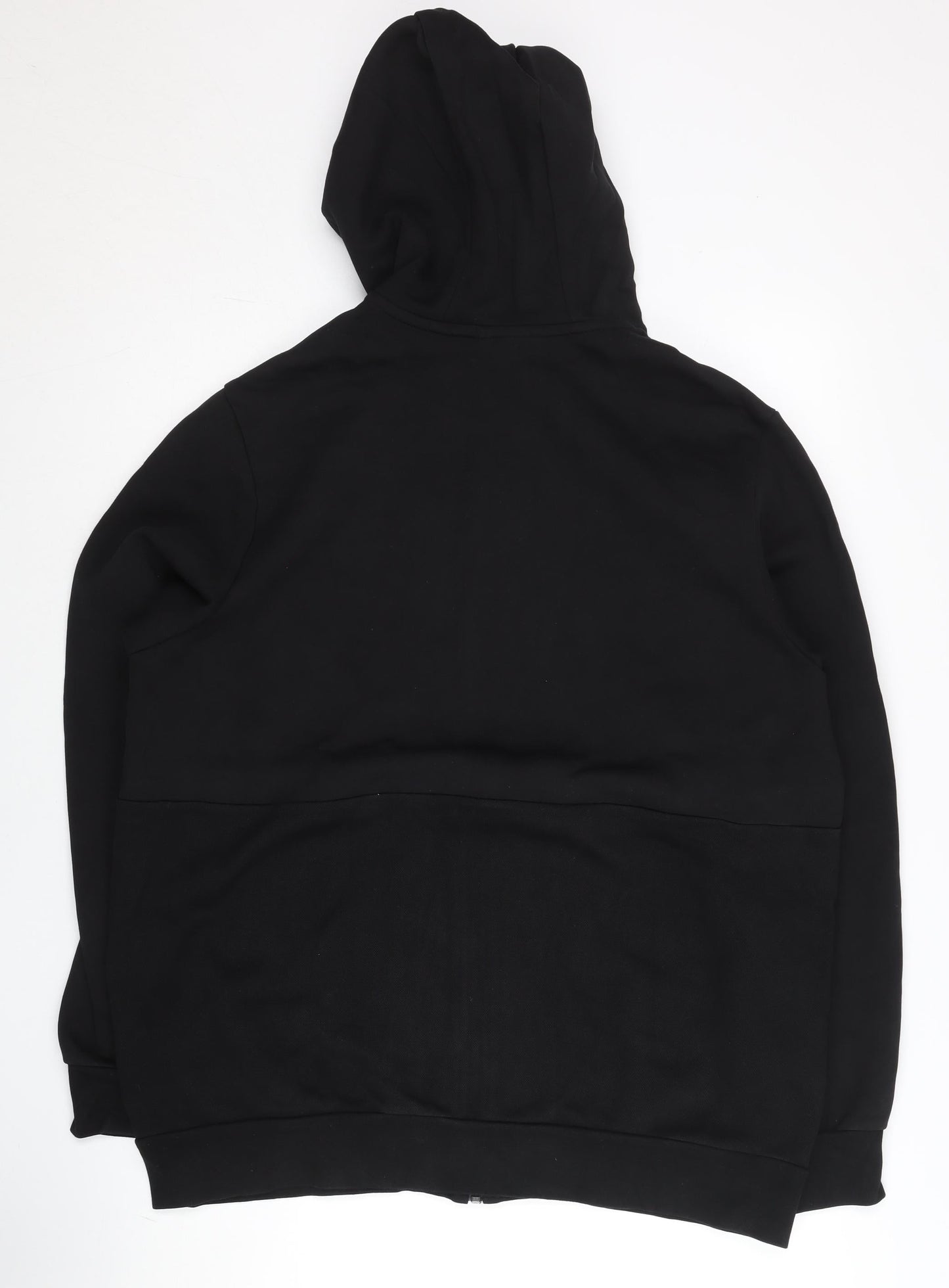 Adidas Men’s Black Full Zip Hoodie L Regular Fit Sportswear