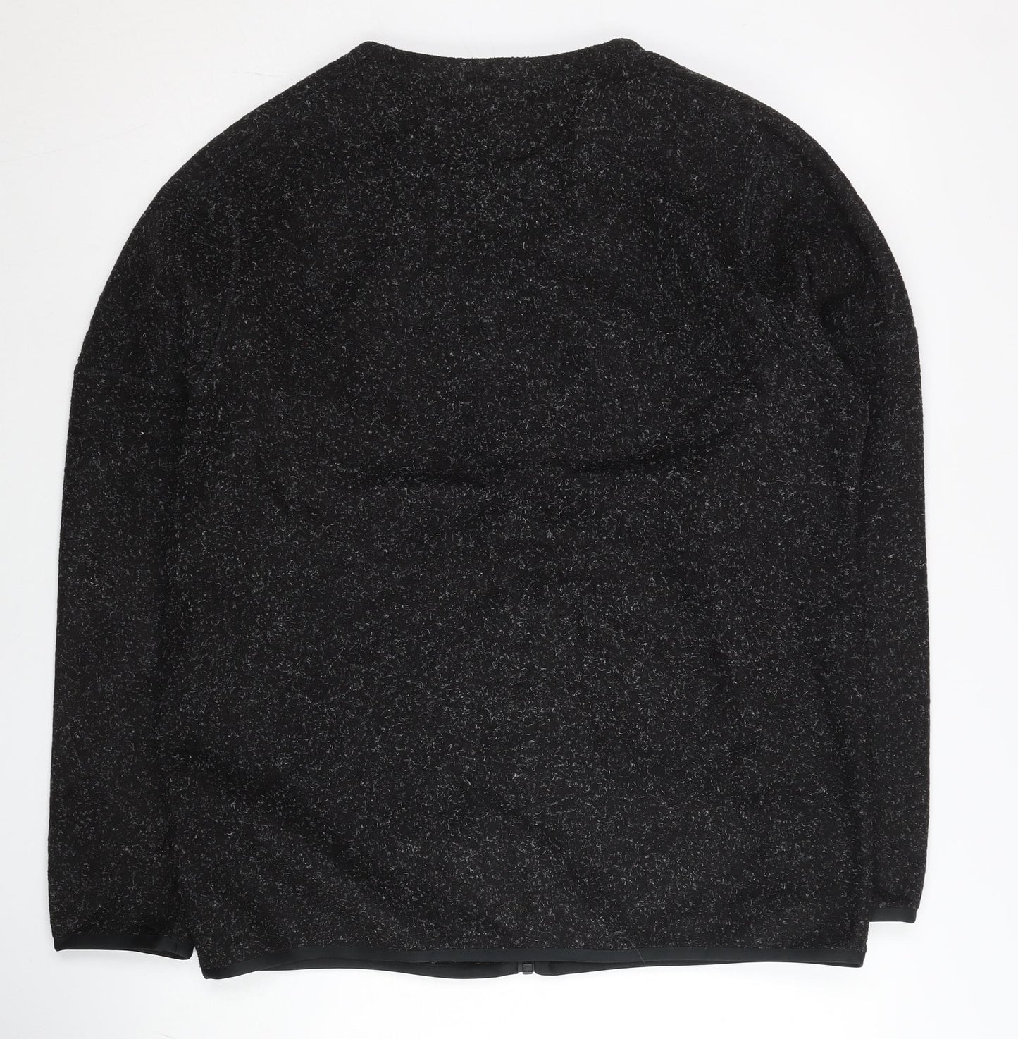 Adidas Unisex Black Full Zip Fleece Jacket Size L Sportswear