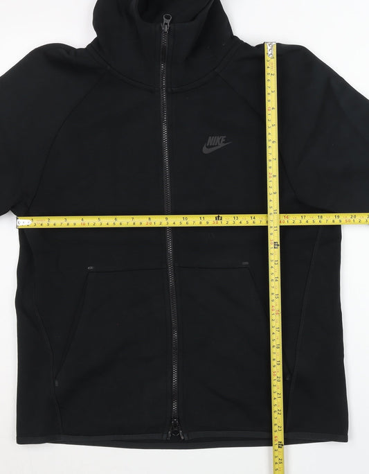 Nike Mens Black Full Zip Hoodie Jacket Size M Regular Fit