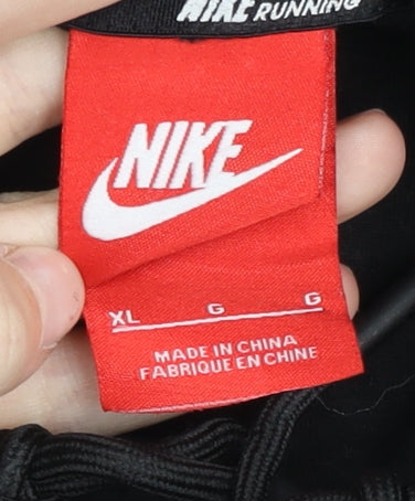 Nike Mens Black Camouflage XL Full Zip Hoodie Sweatshirt