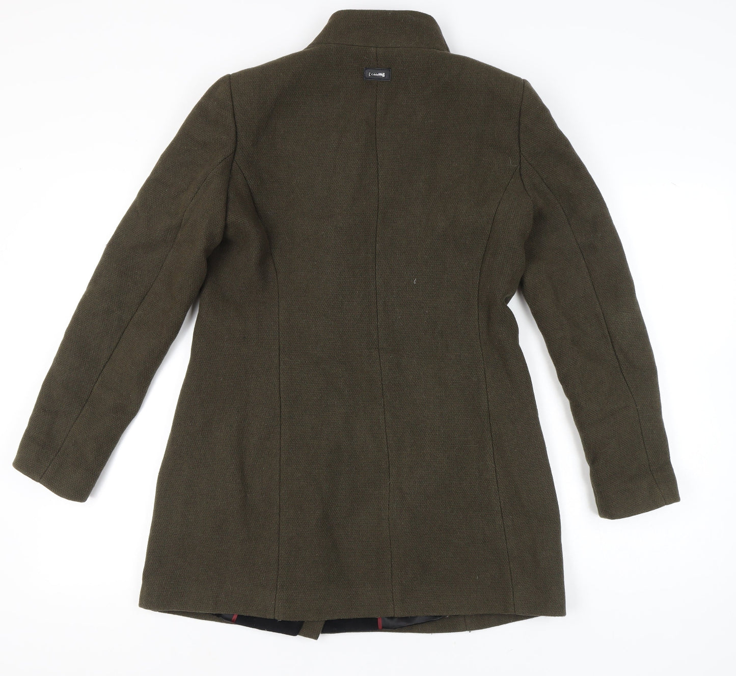 Calvin Klein Women’s Green Wool Cashmere Coat Size 12