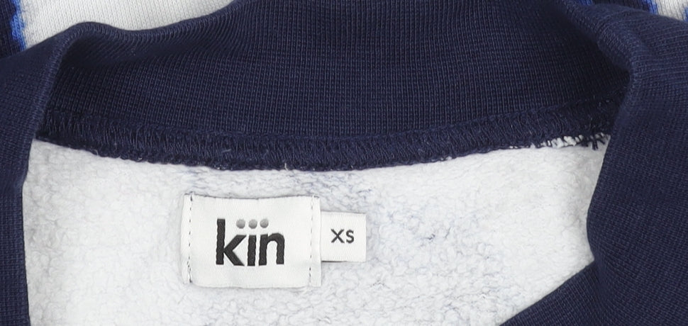 Additional view of Kin women’s blue tie dye cotton pullover sweatshirt xs