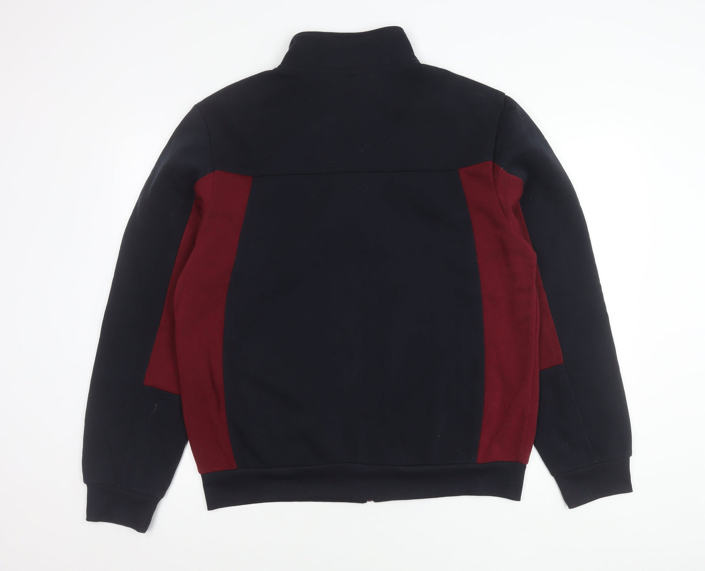 Donnay Men’s Blue Red Full Zip Jacket Size L Polyester Fleece