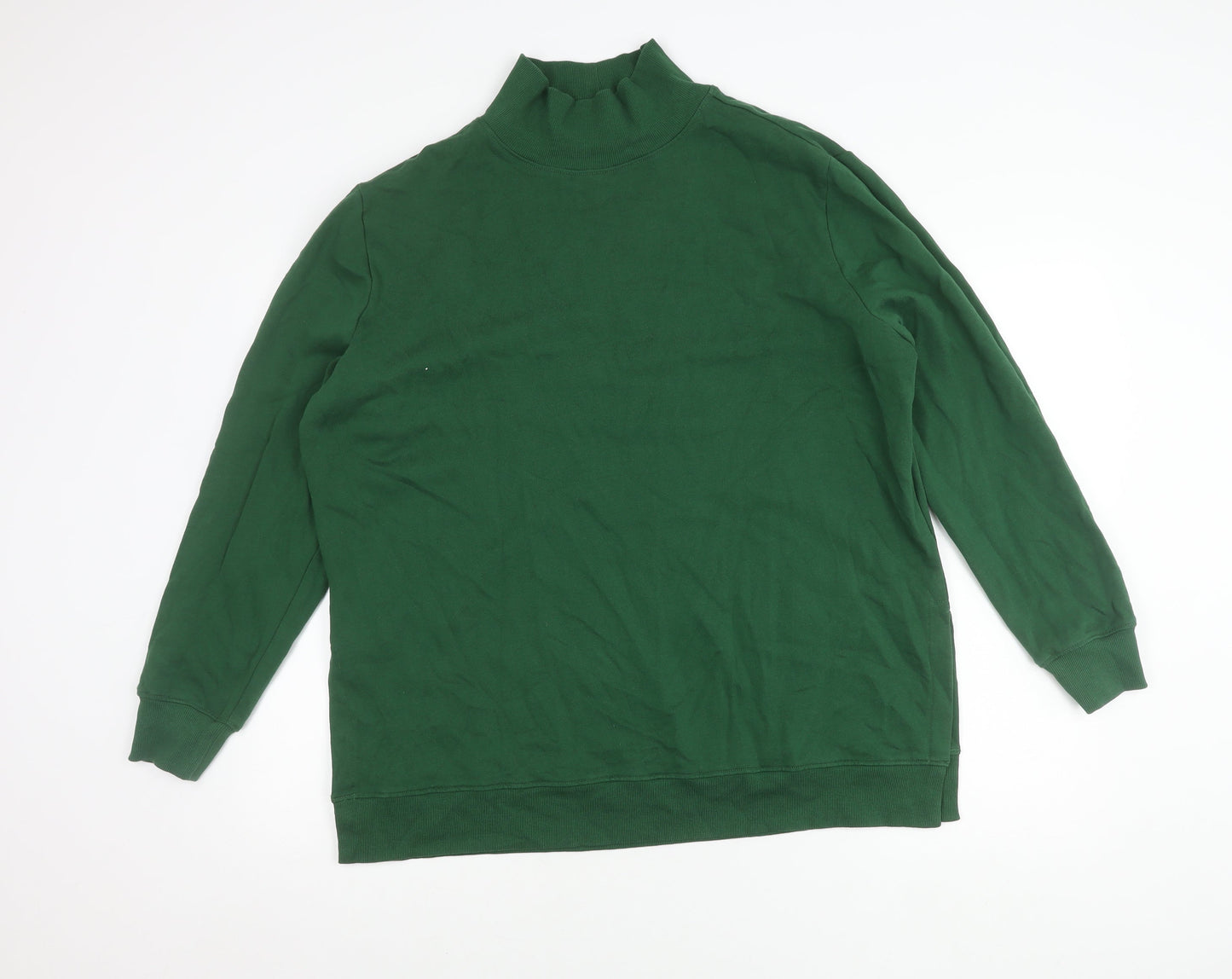 Seasalt Cornwall Women’s Green Pullover Sweatshirt UK 14 Cotton