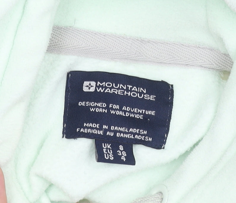 Mountain Warehouse Women’s Mint Green Size 8 Pullover Hoodie Fleece