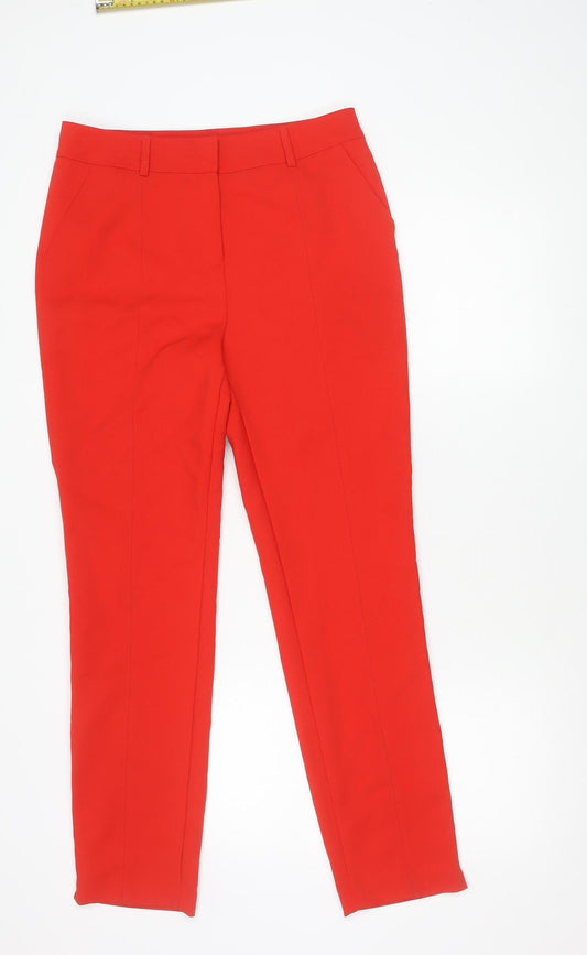 Fenn Wright Manson Women’s Red Slim Fit Dress Pants UK 10
