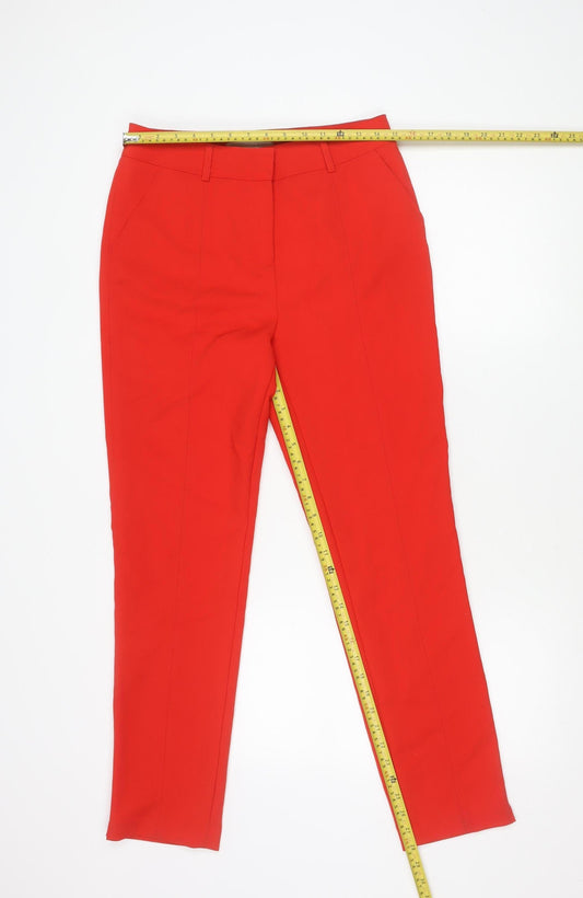 Fenn Wright Manson Women’s Red Slim Fit Dress Pants UK 10