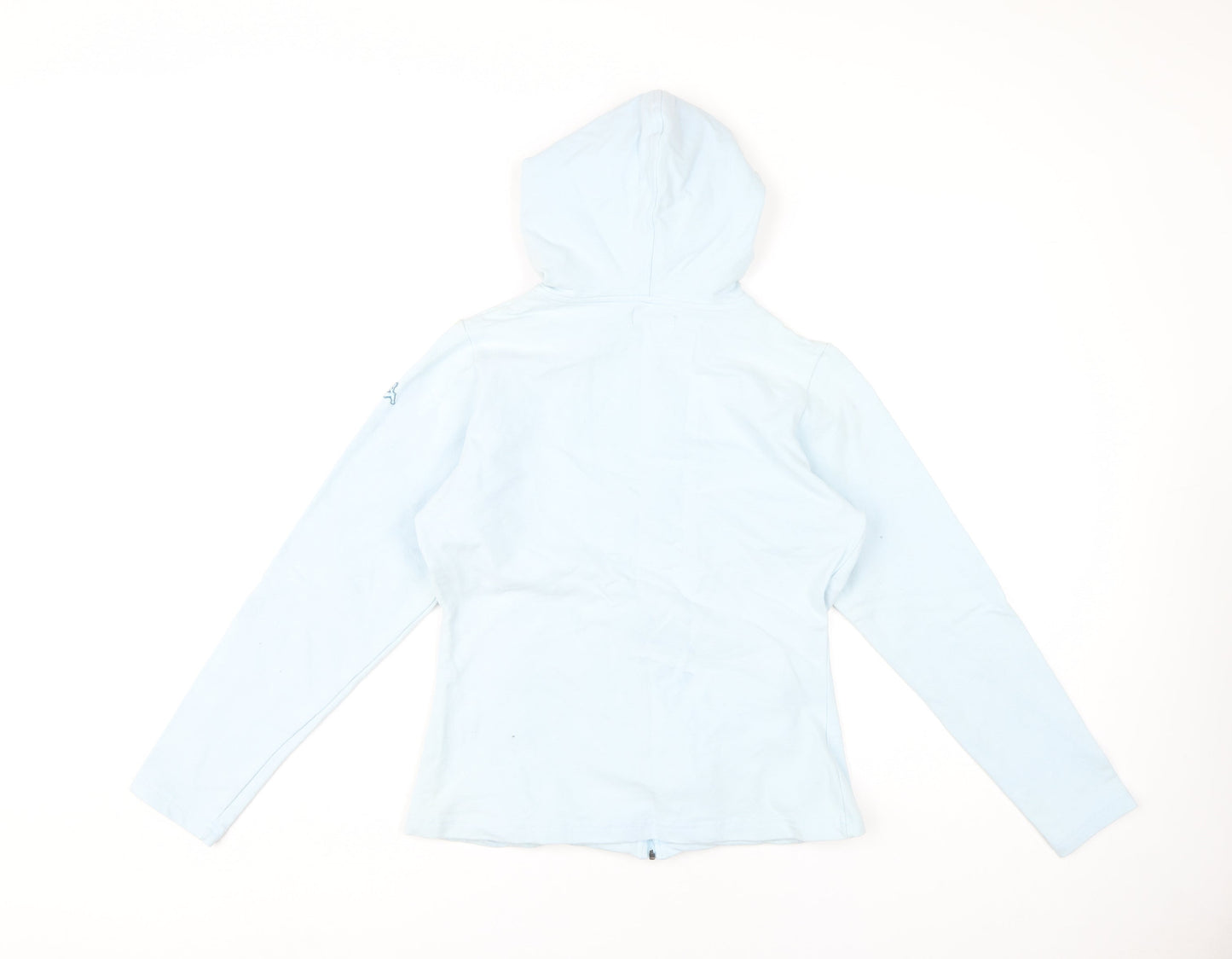 Kappa Women’s Light Blue Hoodie Full Zip Large Cotton Blend