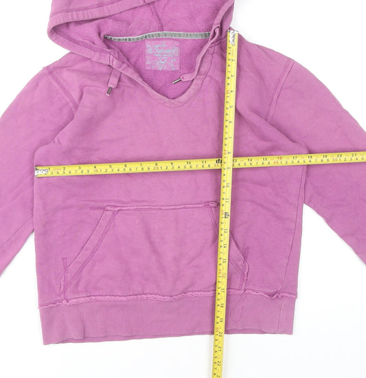 Womens UK S Classic le coq sportif Pink Pullover Hoodie